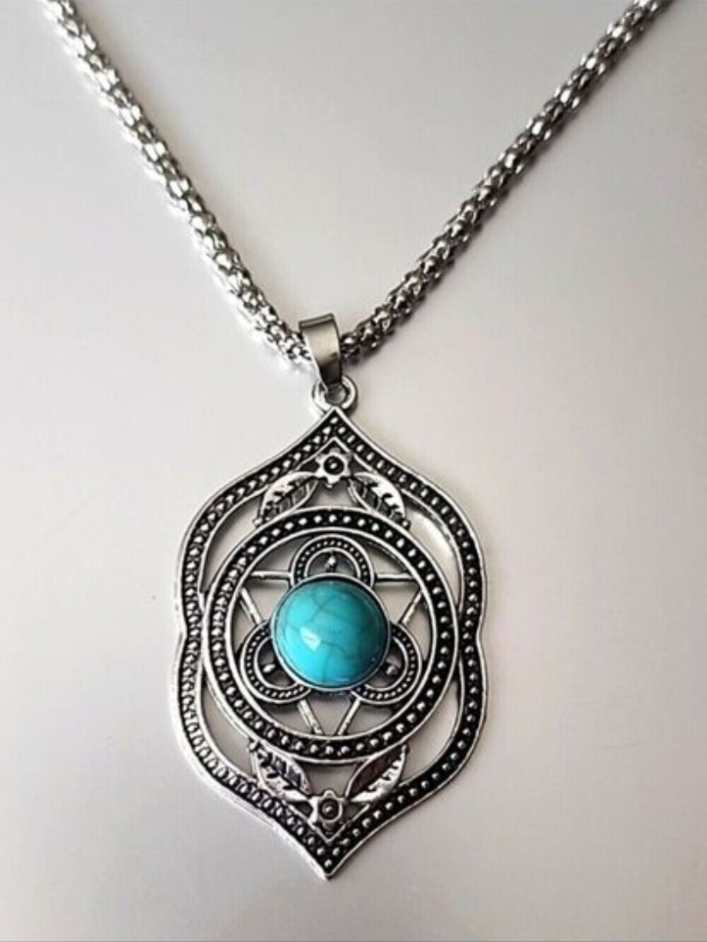 SOUTHWESTERN Necklace 20 inch  Chains Simulated Turquoise